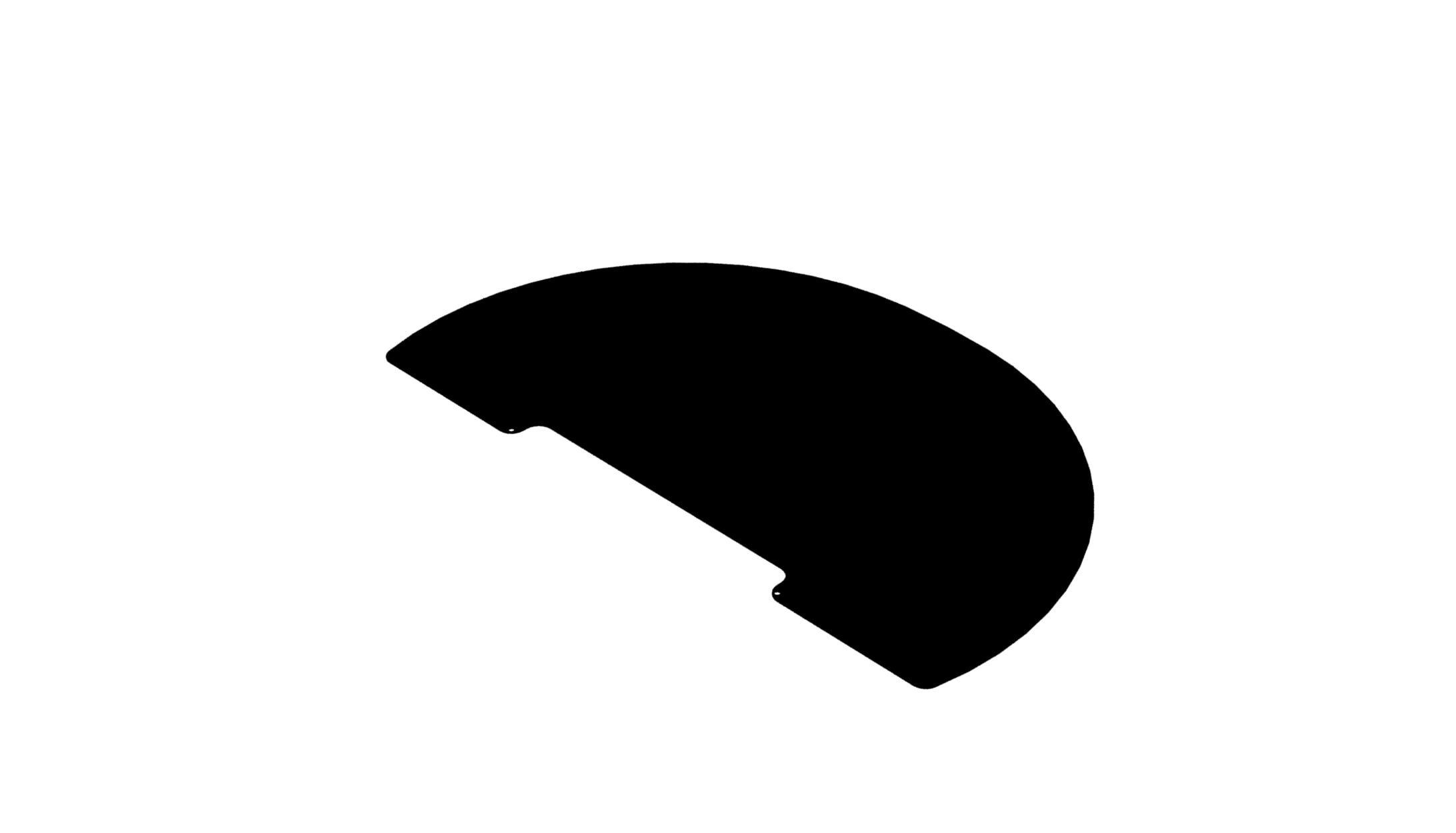 Gulvplade til brændeovn